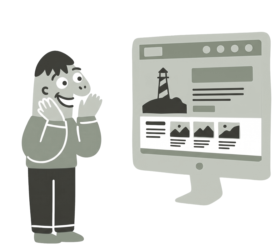 Vorschau der neuen Website